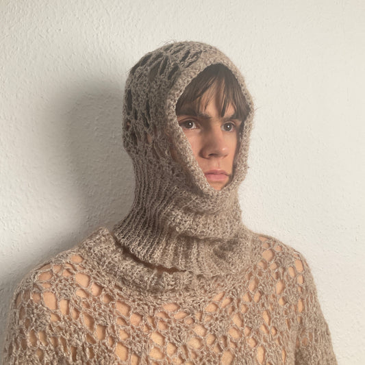 prototype 'helmet' ~ crochet balaclava from mođđe studio