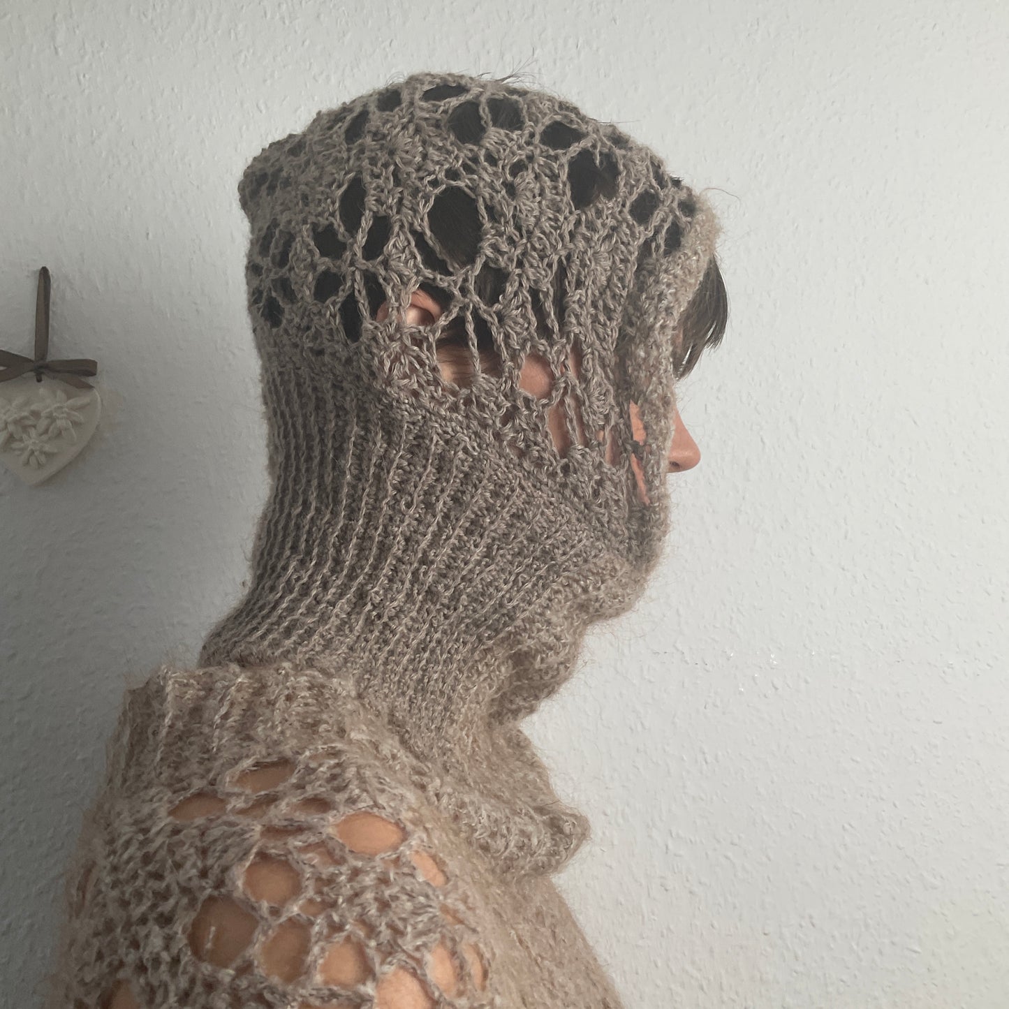 prototype 'helmet' ~ crochet balaclava from mođđe studio