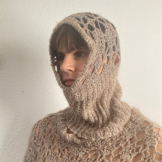 prototype 'helmet' ~ crochet balaclava from mođđe studio