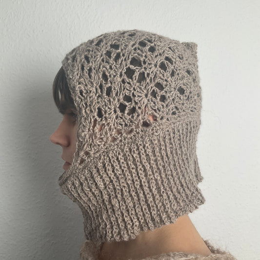 prototype 'helmet' ~ crochet balaclava from mođđe studio