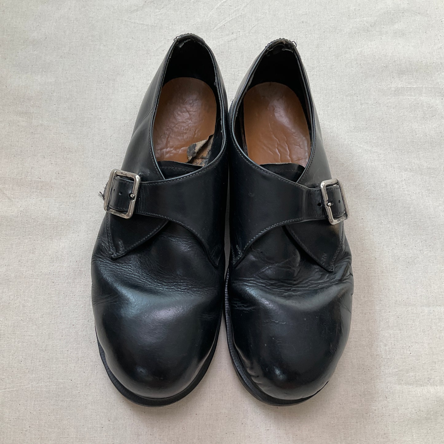 90s Dr. Martens w buckle and steel toe