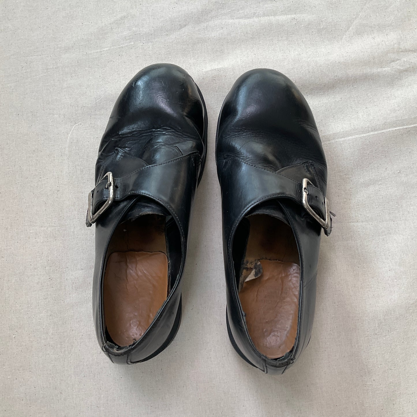 90s Dr. Martens w buckle and steel toe
