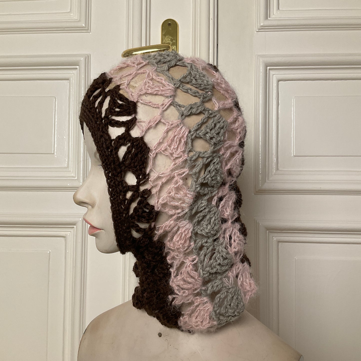 mođđe studio ~ cocoon 2 ice cream crochet balaclava
