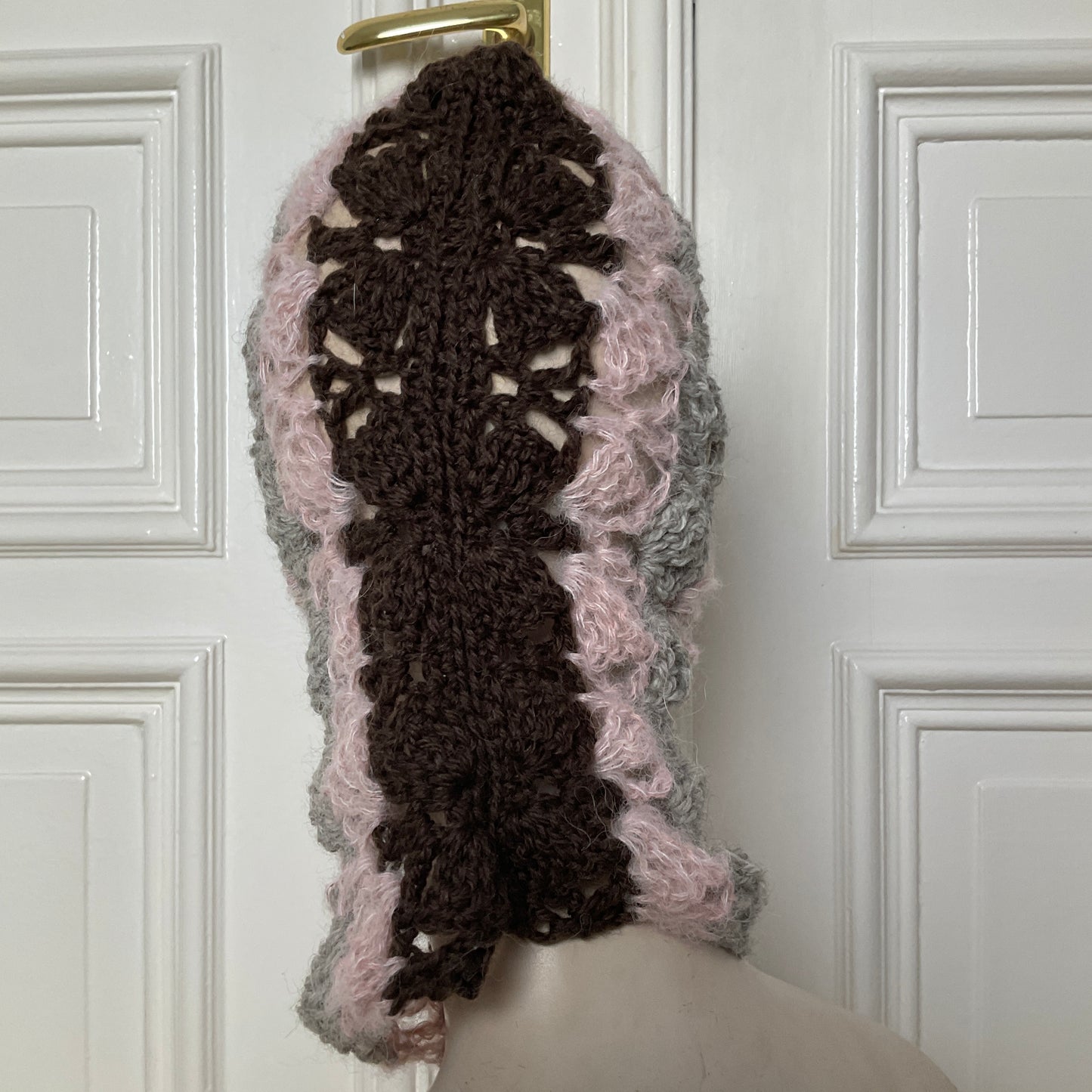 mođđe studio ~ cocoon 2 ice cream crochet balaclava