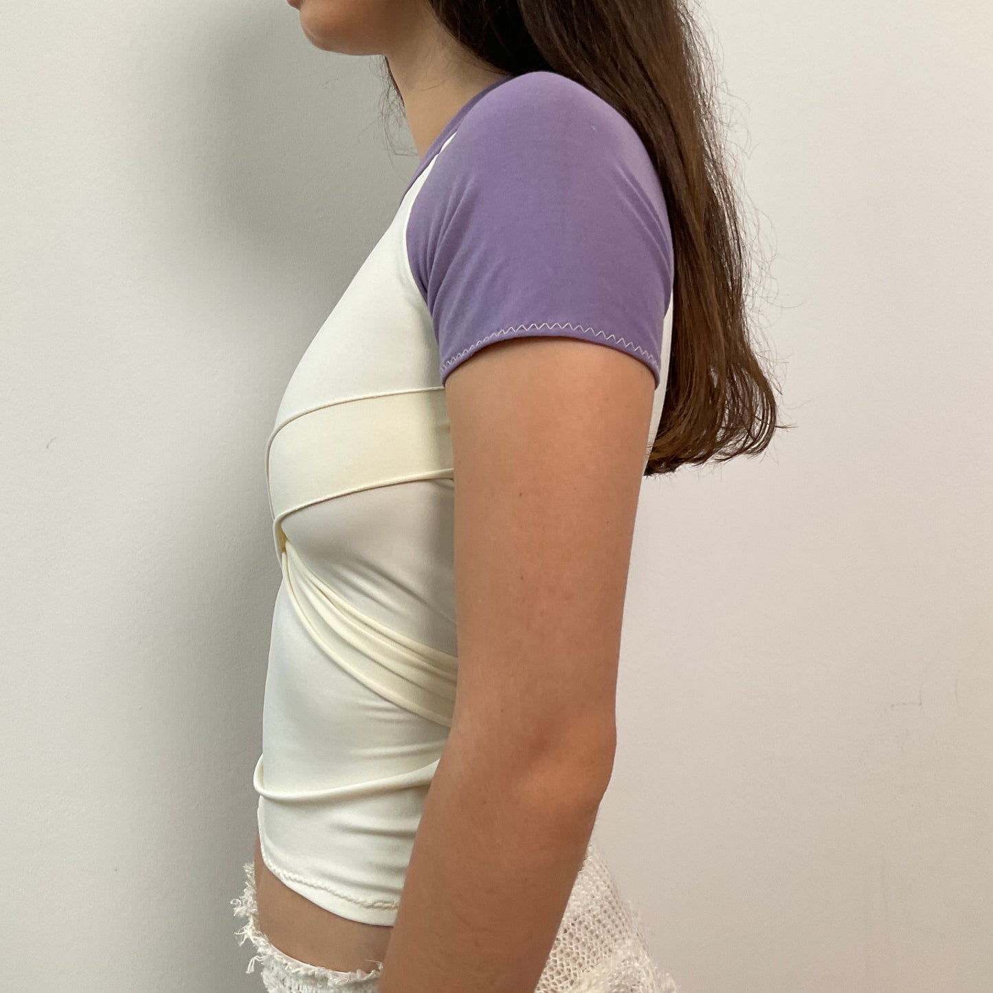 Purple bondage t-shirt