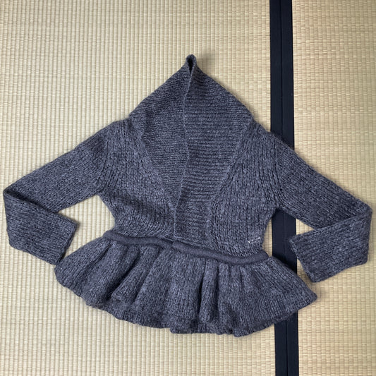 Limi Feu mohair blend chunky ruffled cardigan