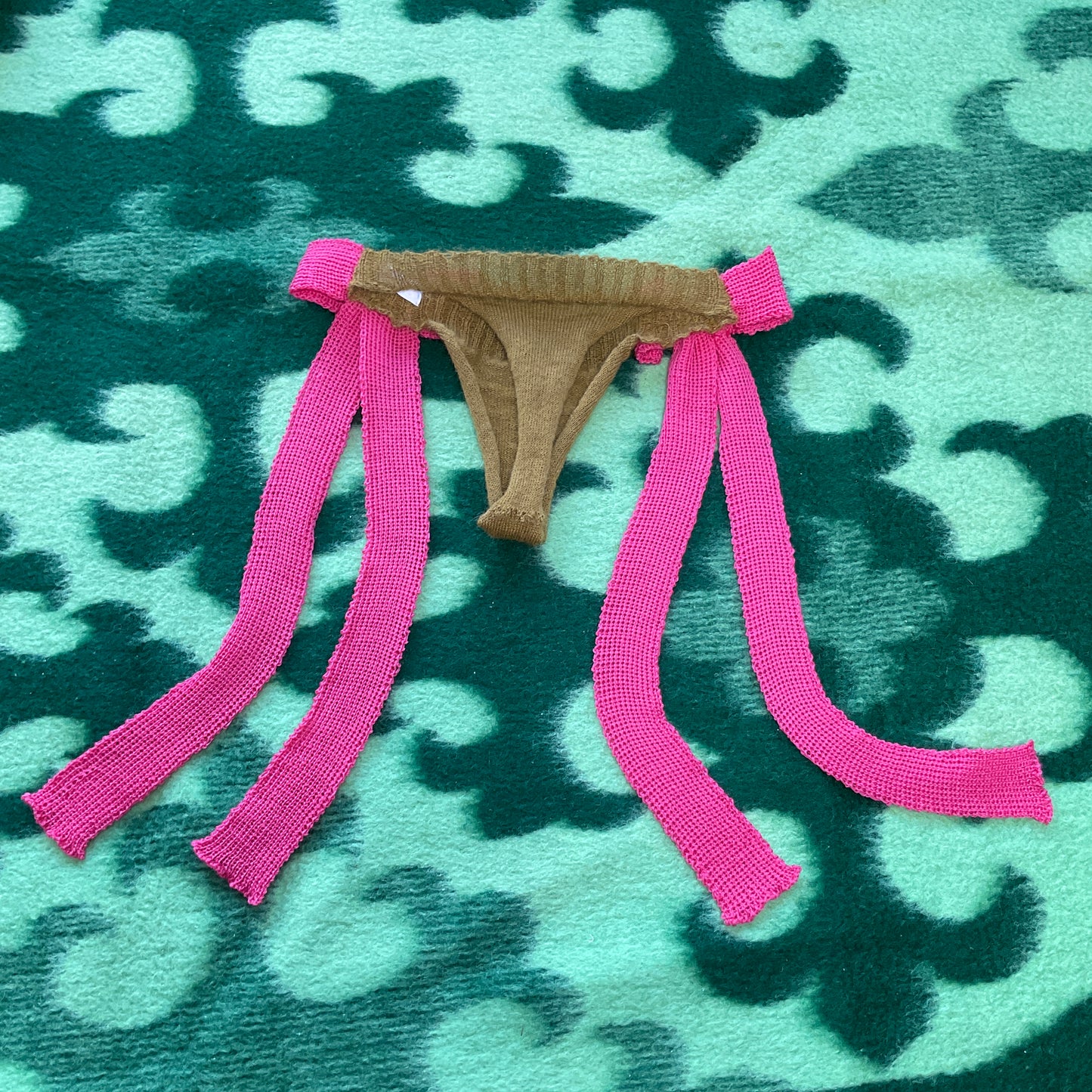 Natascha Domino ~ mohair panties with ribbons