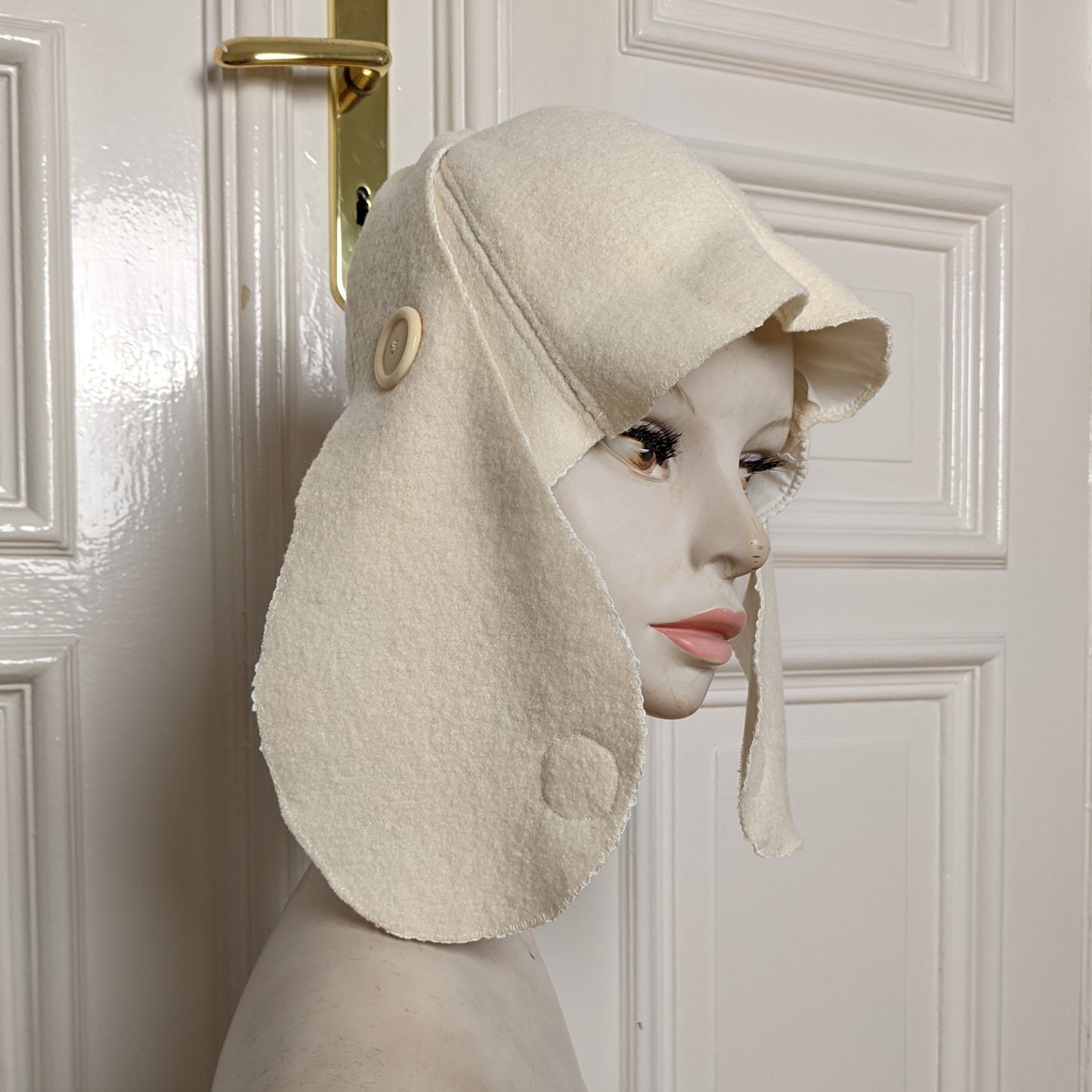 ꒰⑅ᵕ༚ᵕ꒱˖♡ Ivory Orchid Bonnet ♡˖꒰ᵕ༚ᵕ⑅꒱