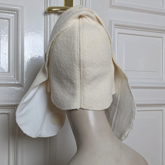 ꒰⑅ᵕ༚ᵕ꒱˖♡ Ivory Orchid Bonnet ♡˖꒰ᵕ༚ᵕ⑅꒱