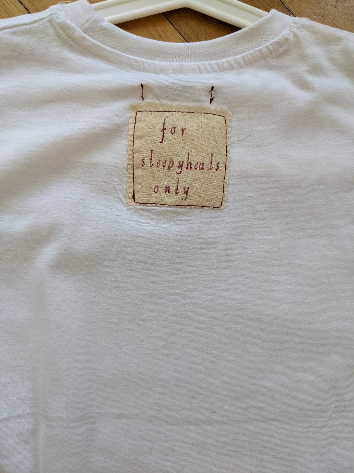 J'adorable Basics ~ pink on white sleepyheads t-shirt