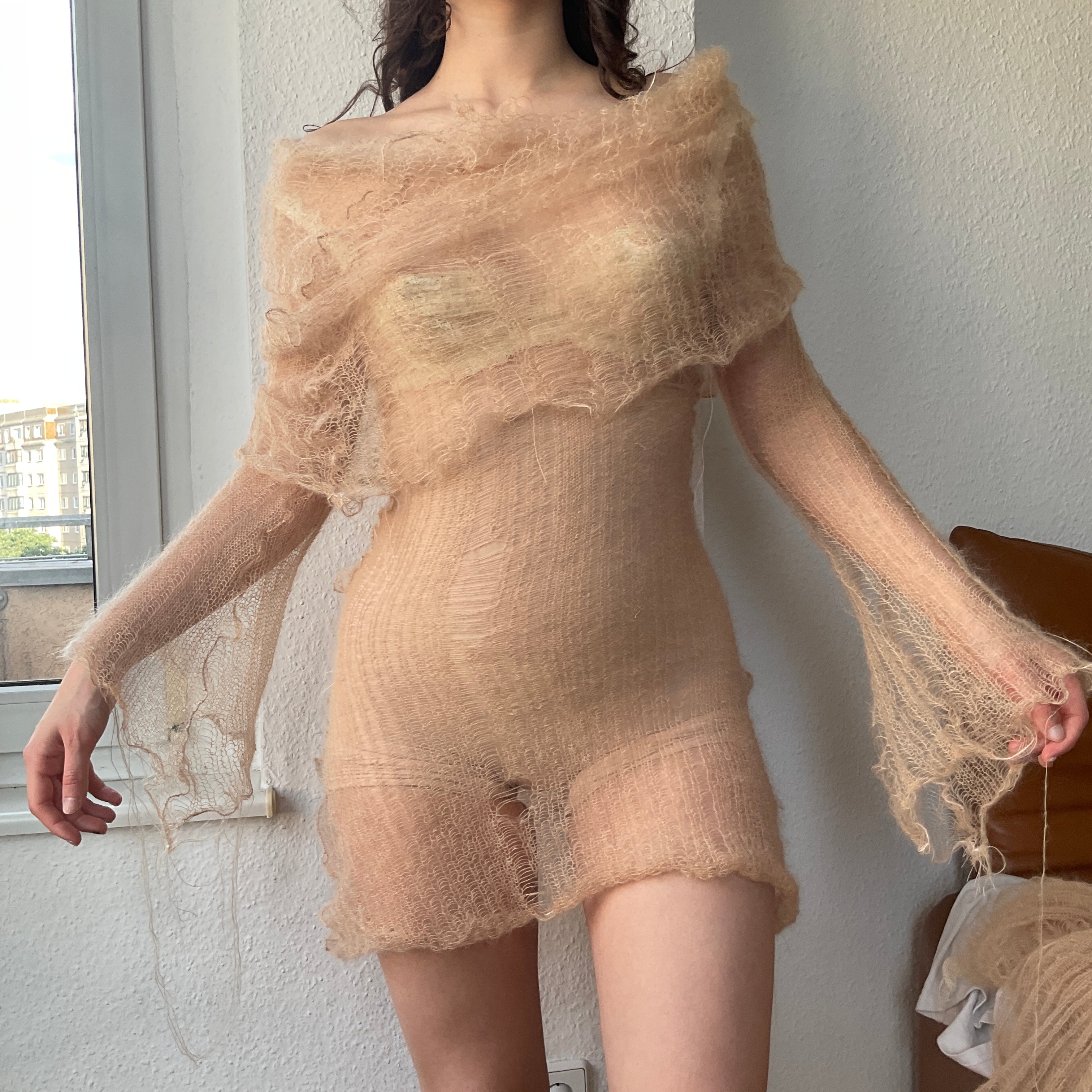 See through knit dress – J ' a d o r a b l e