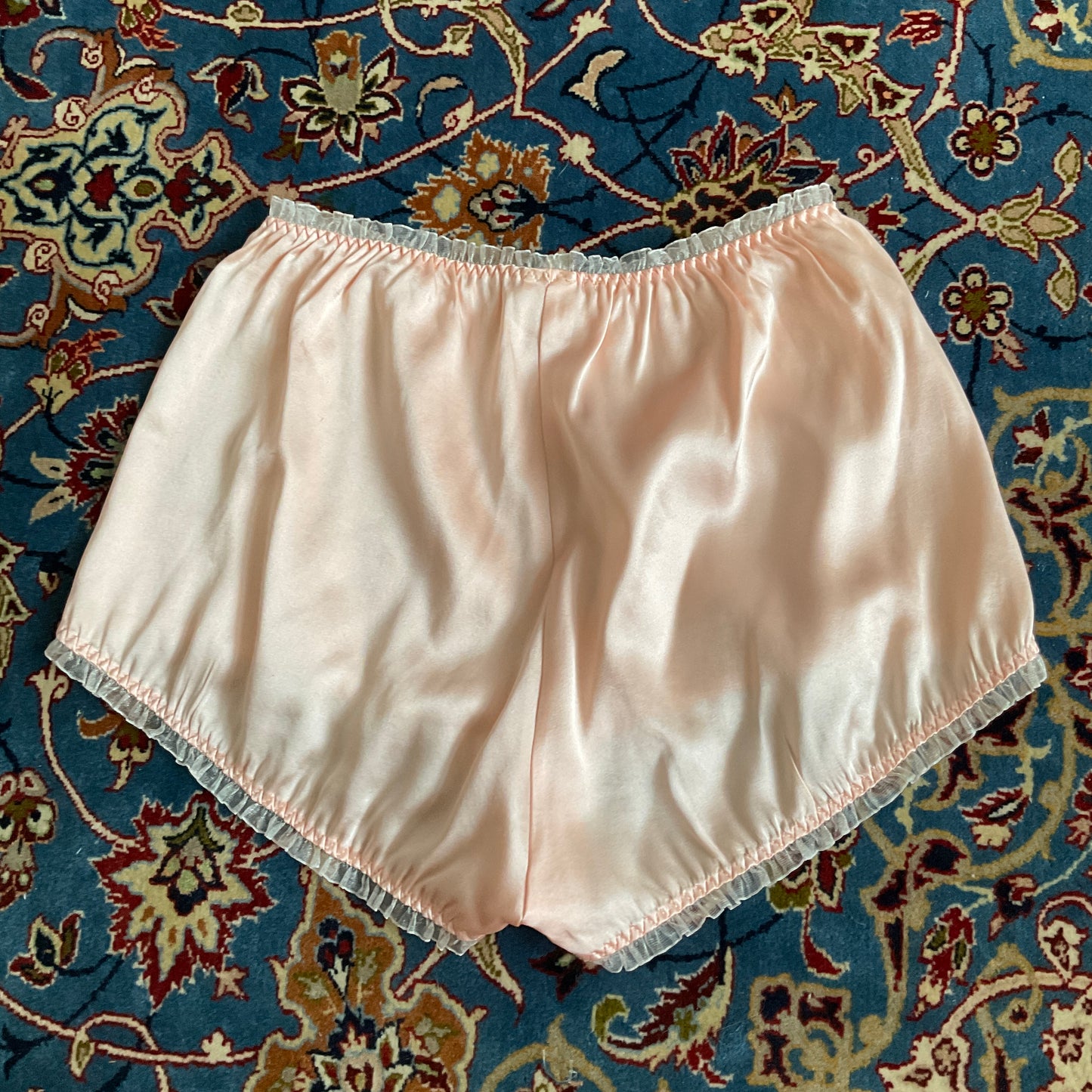 Vintage silk mini shorts
