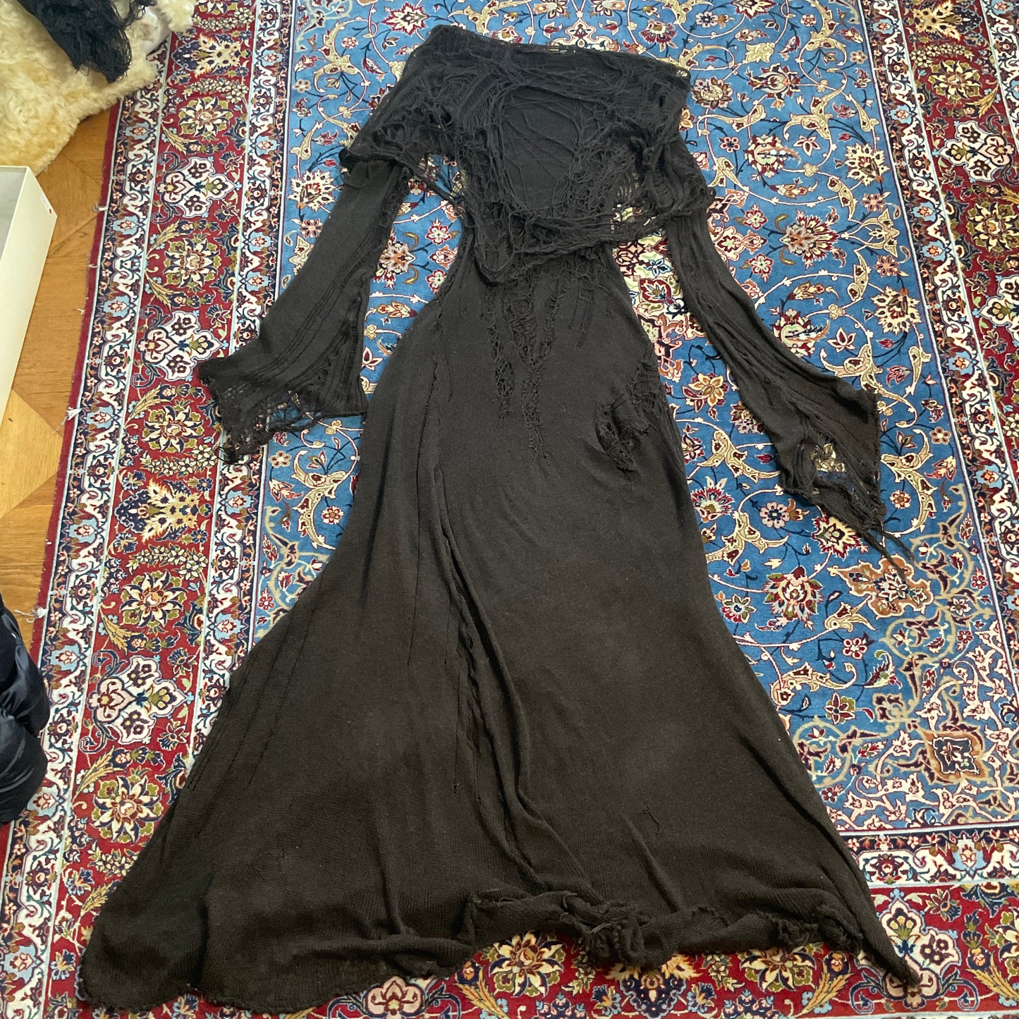gargarox ~ dark brown monk dress