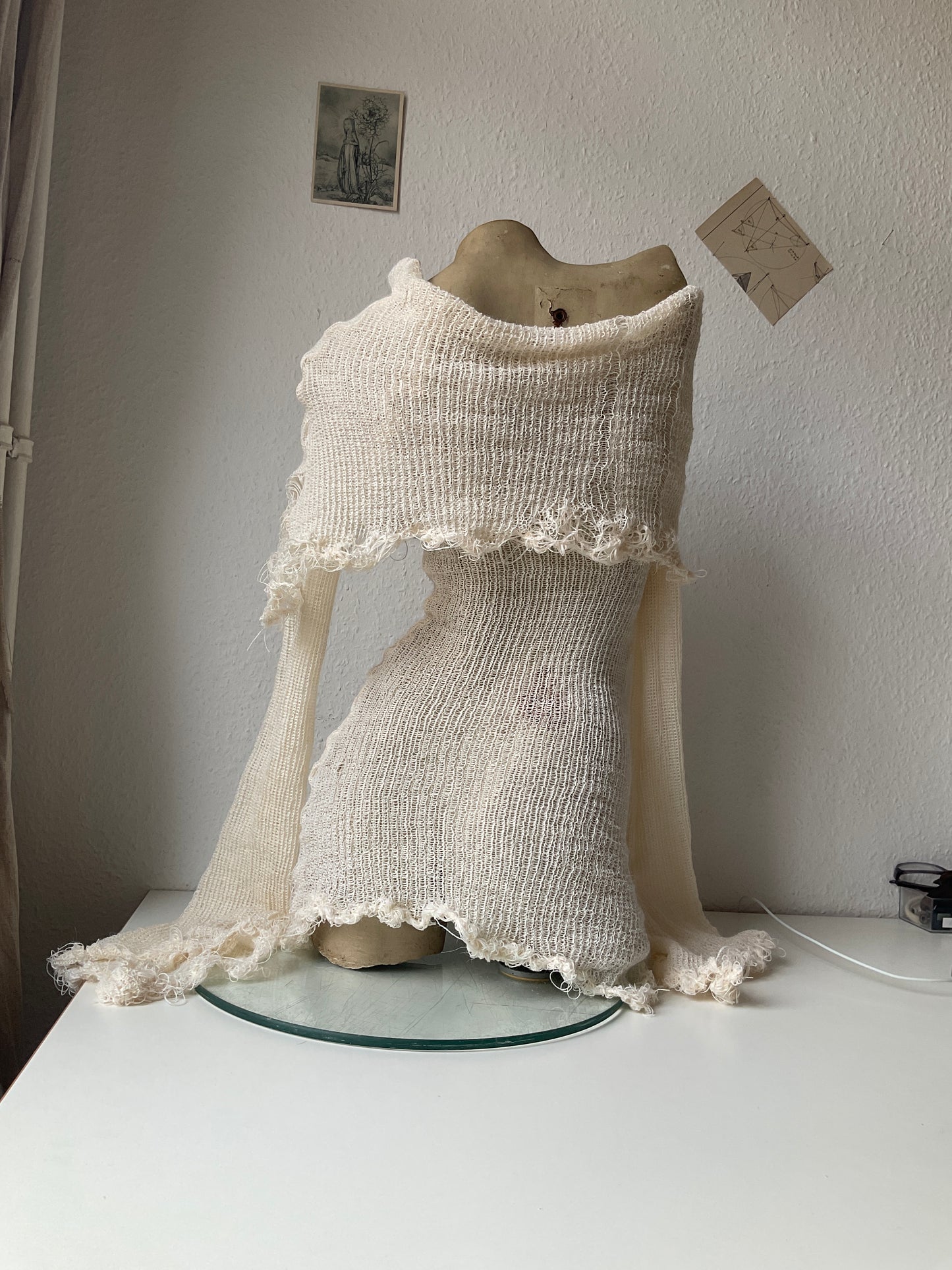 gargarox ~ Monkcore linen minidress