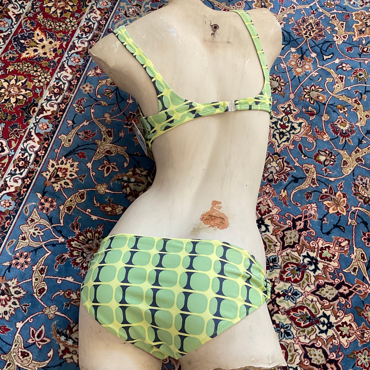 90s green bikini