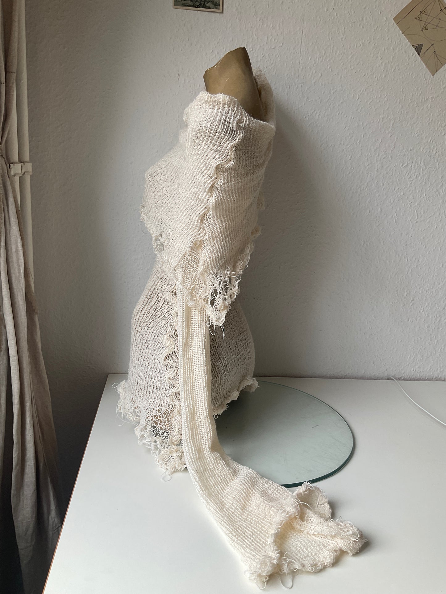 gargarox ~ Monkcore linen minidress