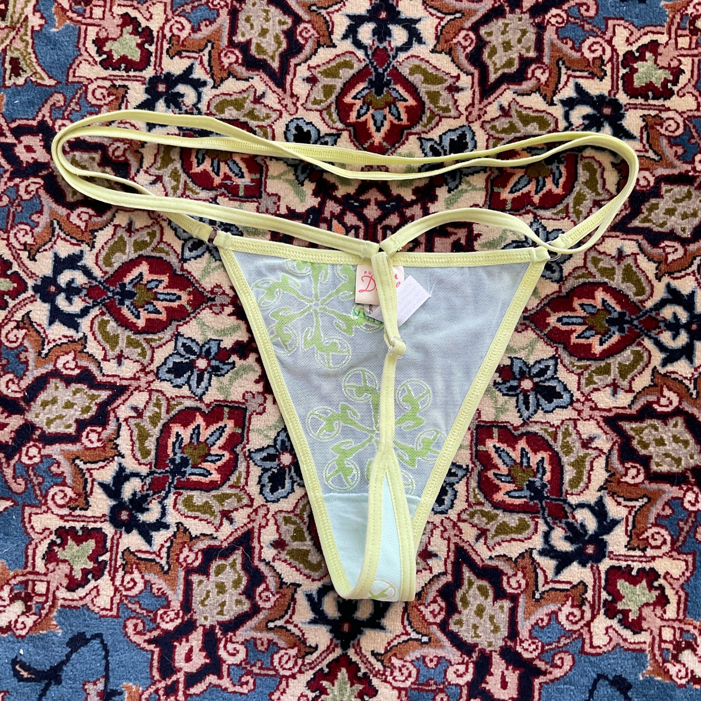 90s deadstock underwear -green-