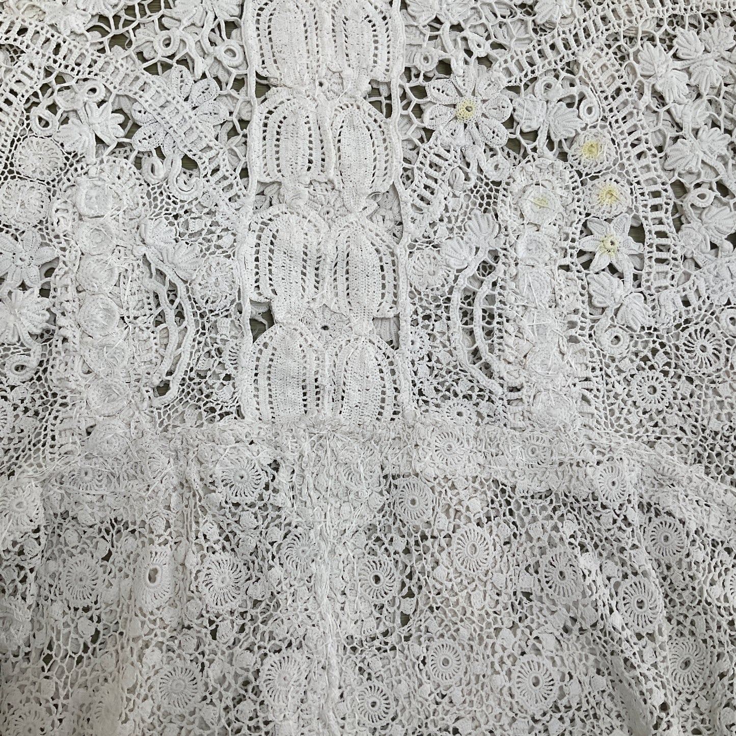 Handmade Italian lace top