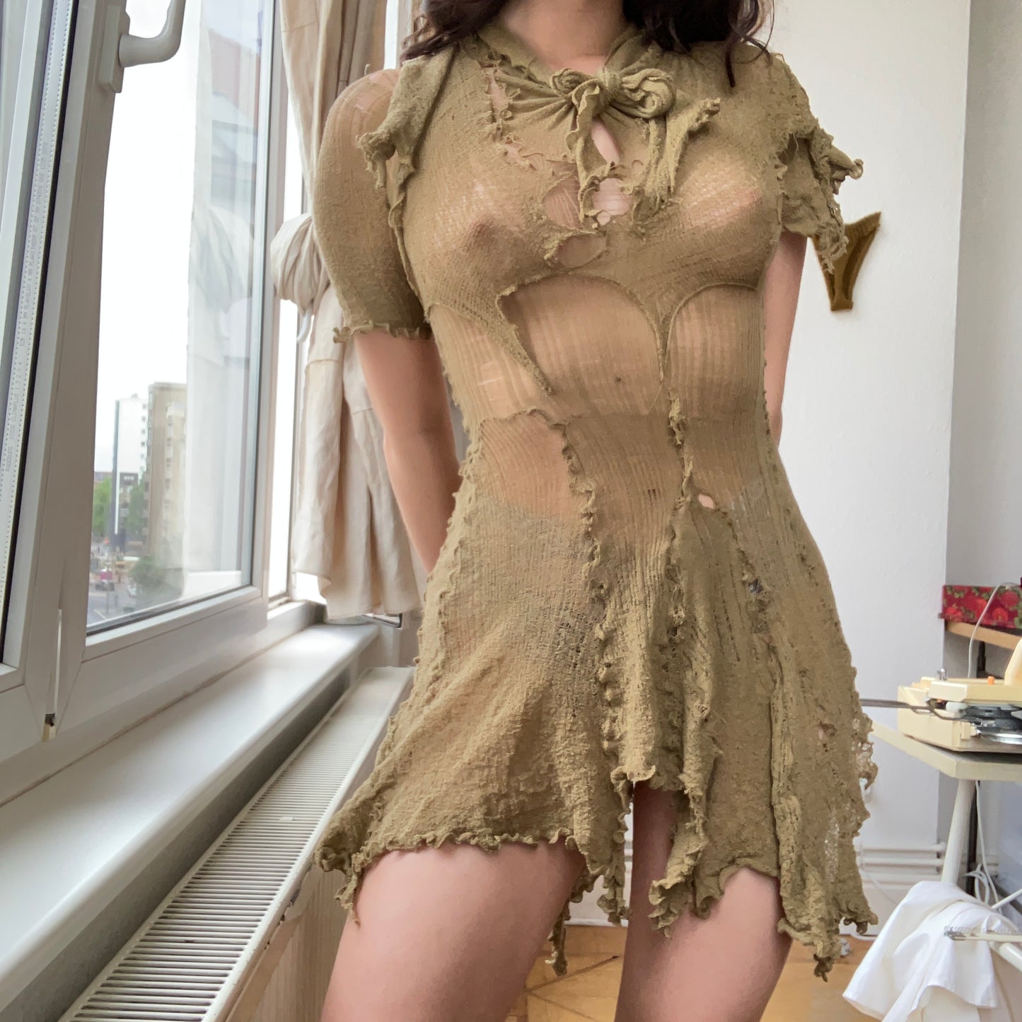 gargarox ~ Mini moss dress