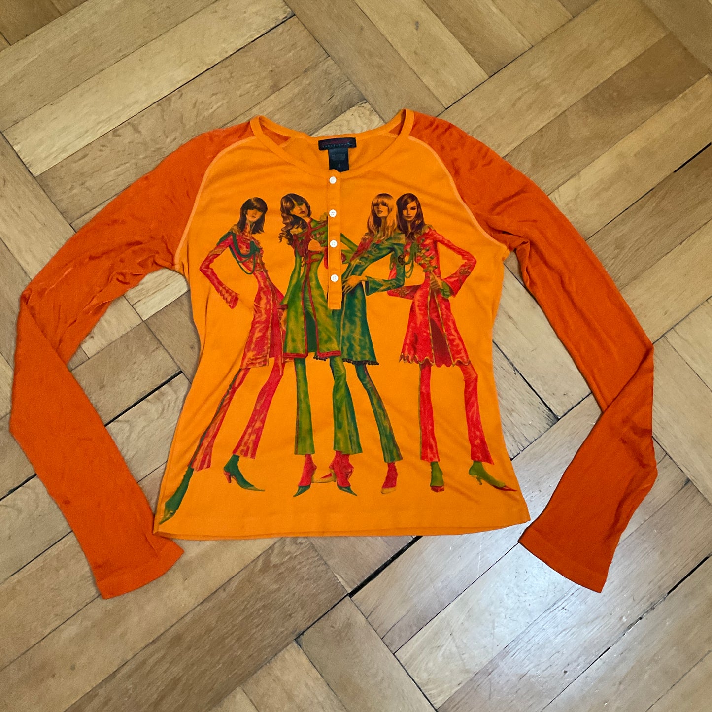 Yassified Beatles Custo Barcelona longsleeve