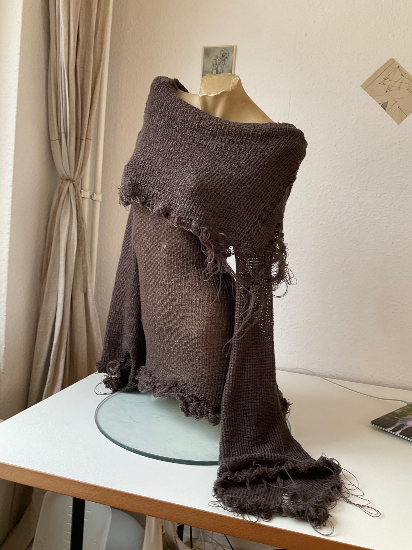 gargarox - Monkcore brown minidress