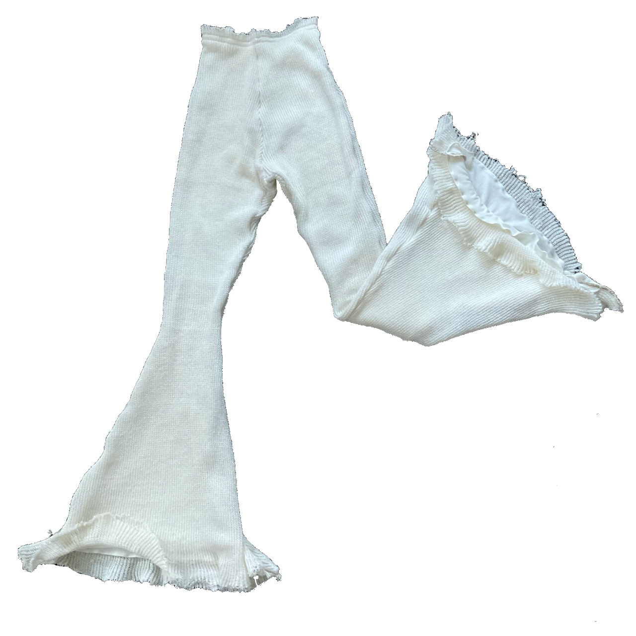 Flared Linen Pants