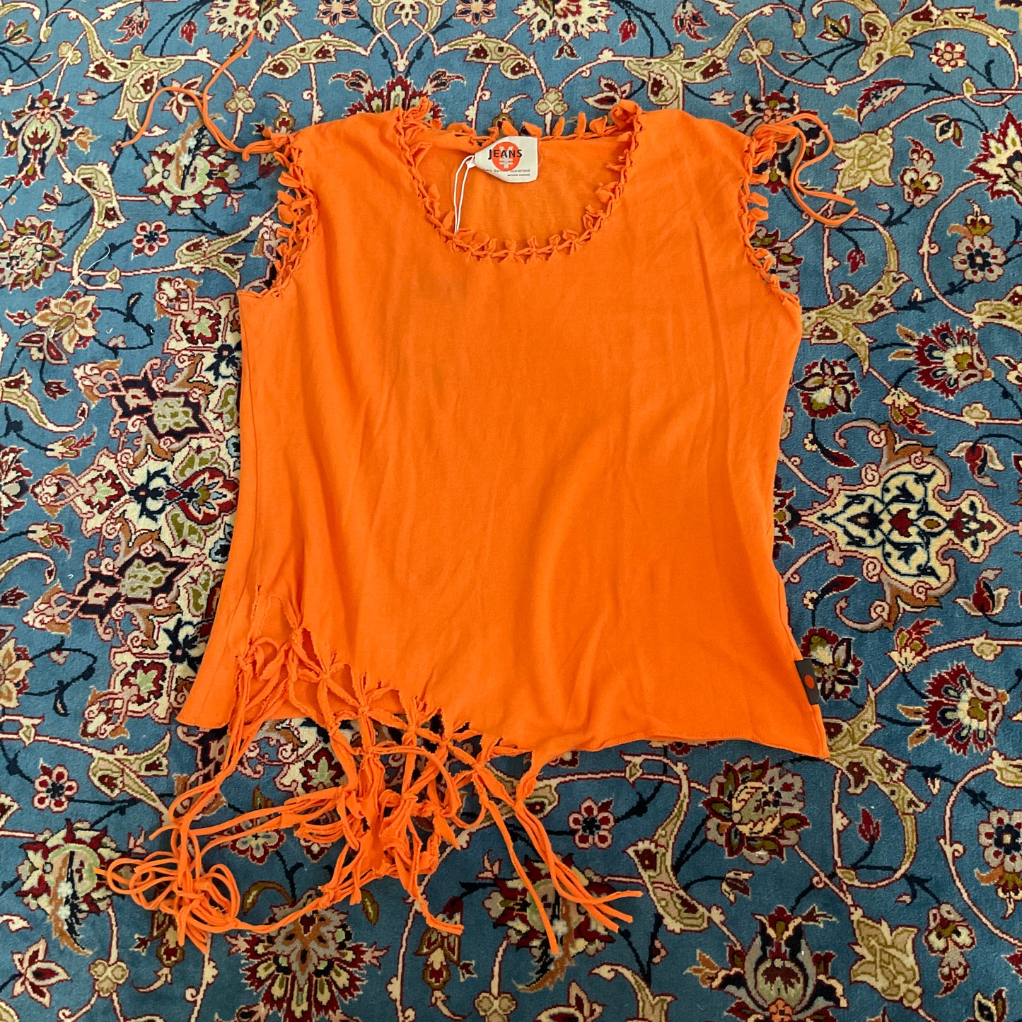 Michiko Koshino orange top