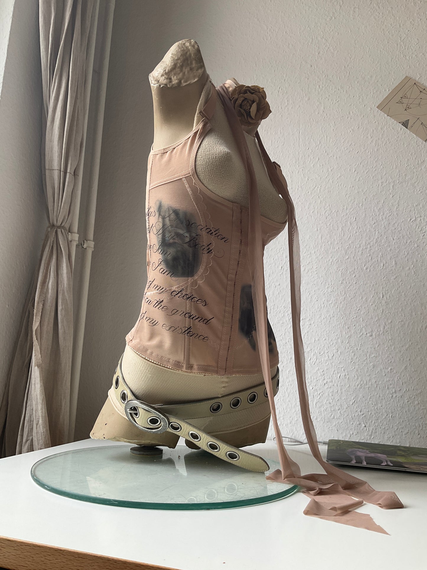 ex-myszka x annina - Printed corset top