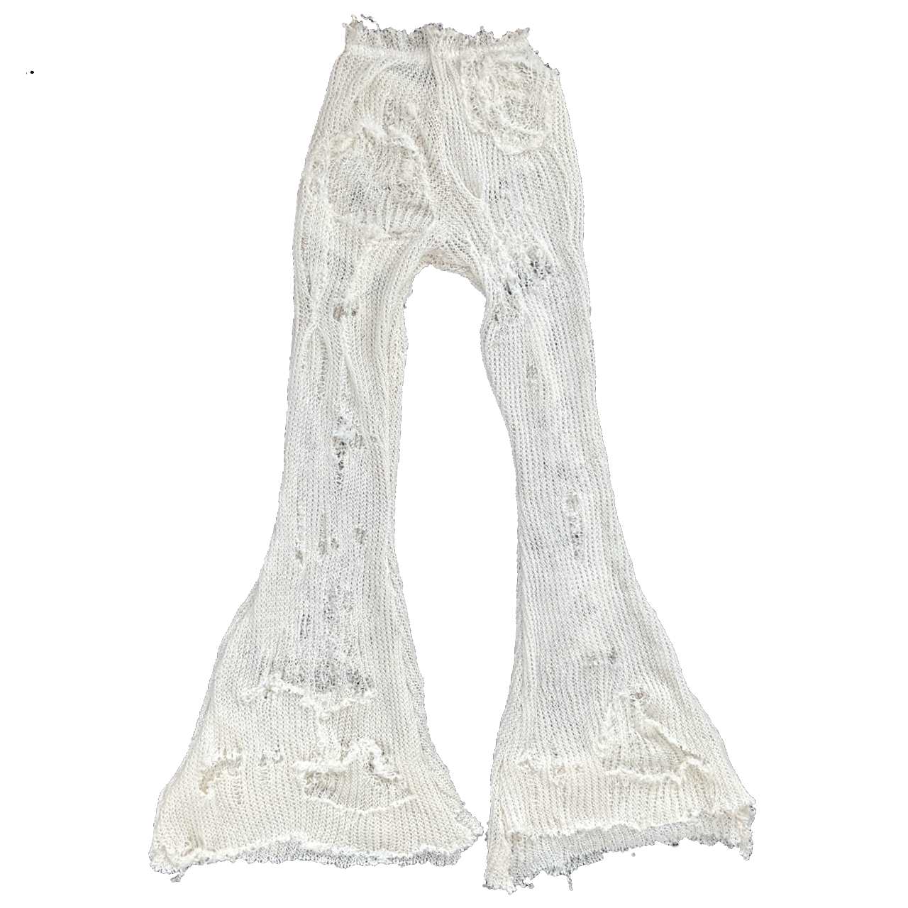 Distressed Flared Pants