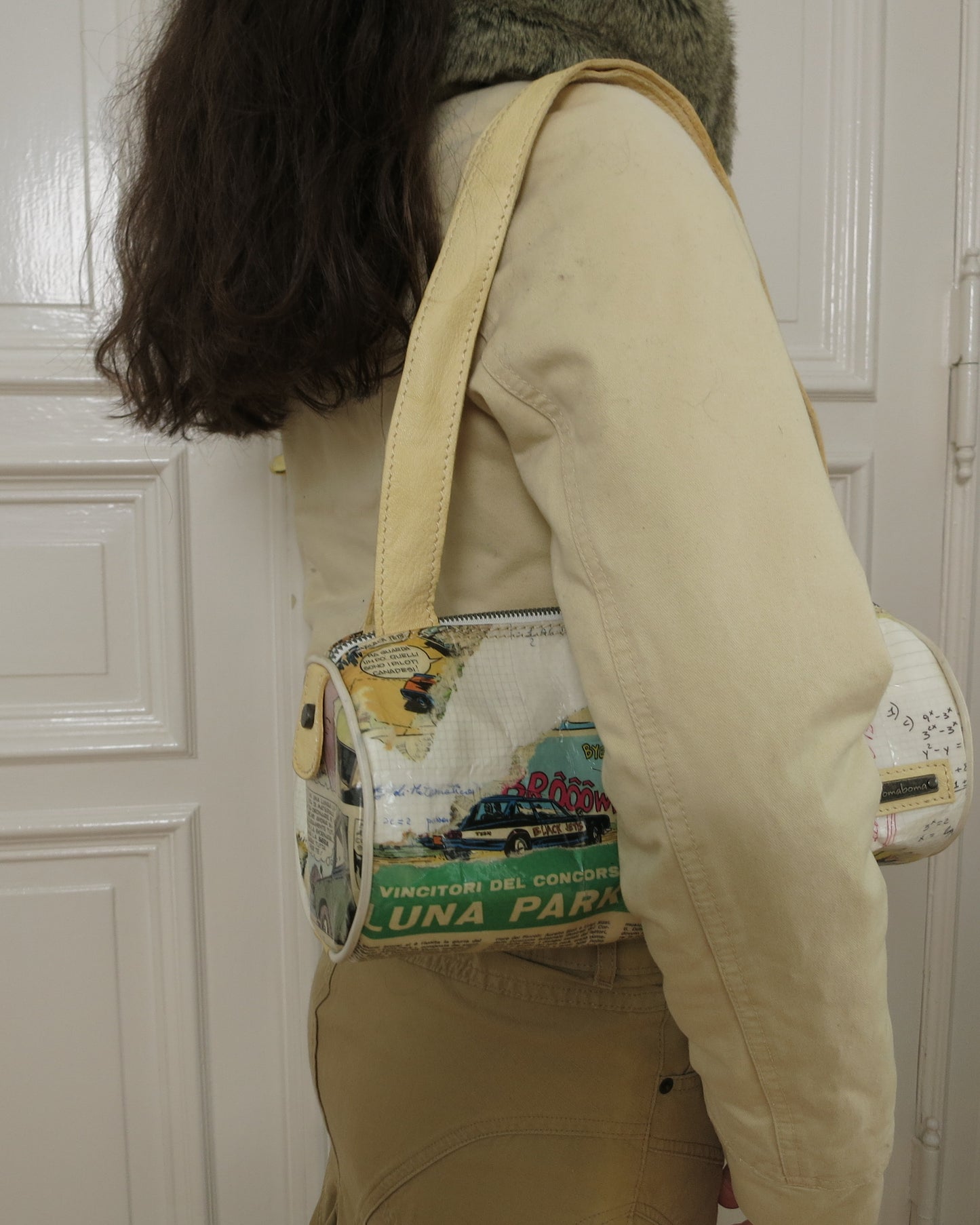 90s newspaper purse