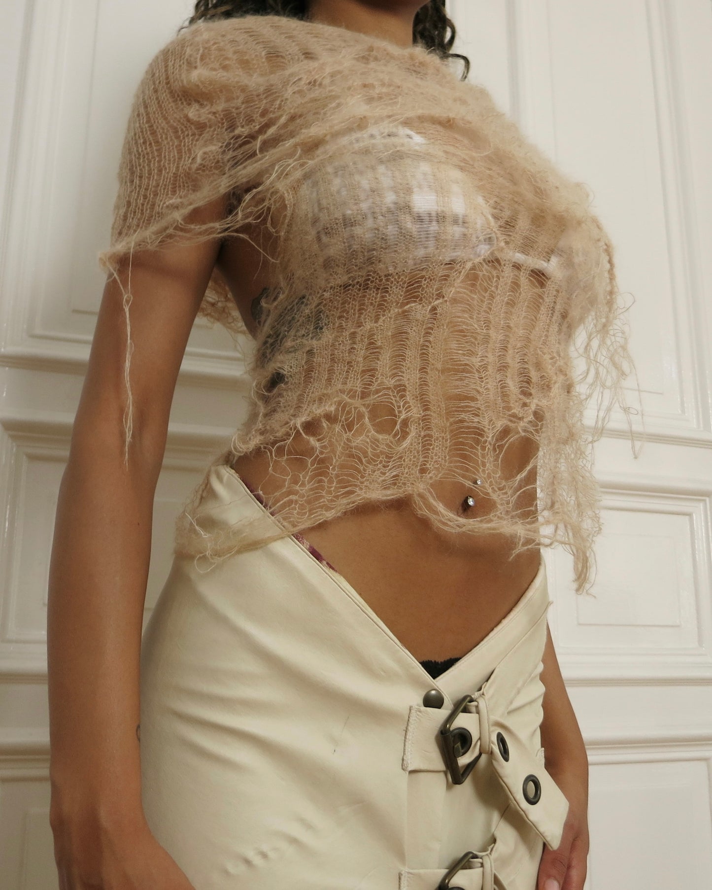 annina- monkcore mohair top