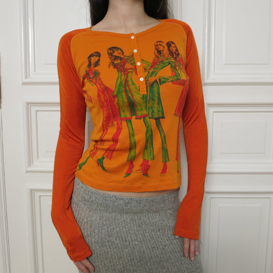 Yassified Beatles Custo Barcelona longsleeve