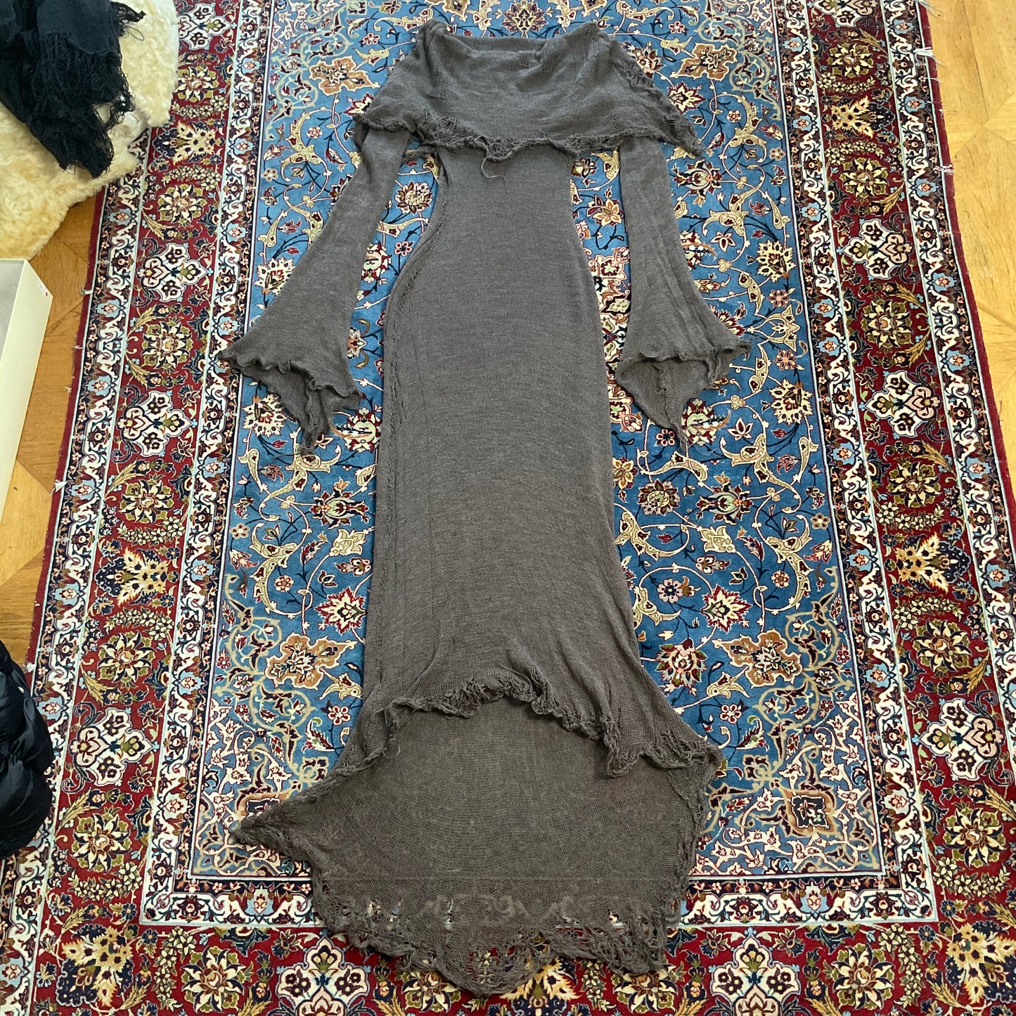 gargarox - brown monk dress