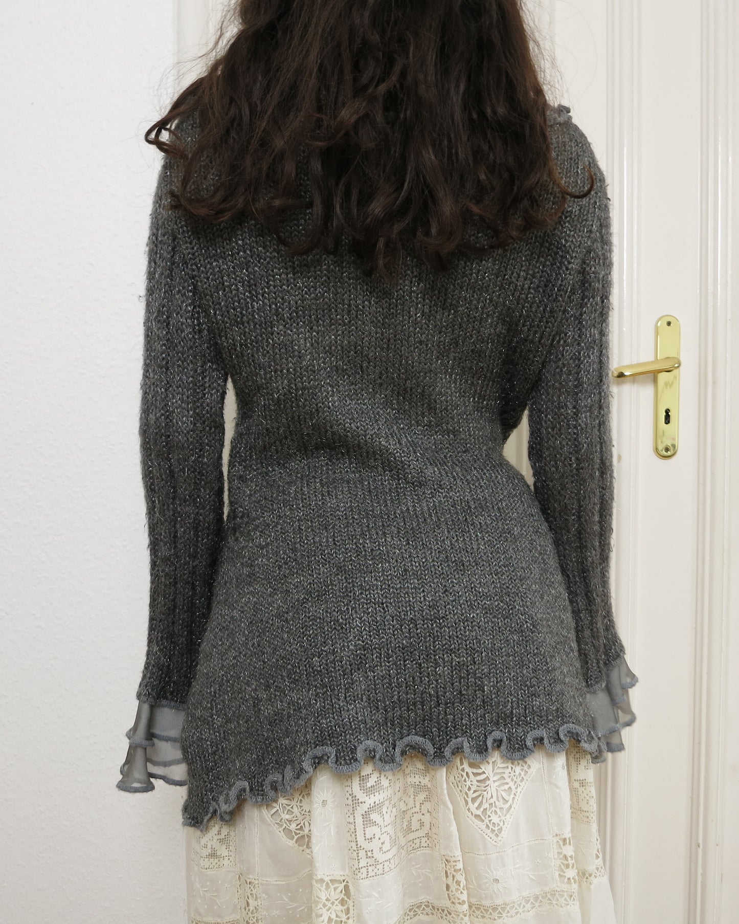 Romatic grey cardigan