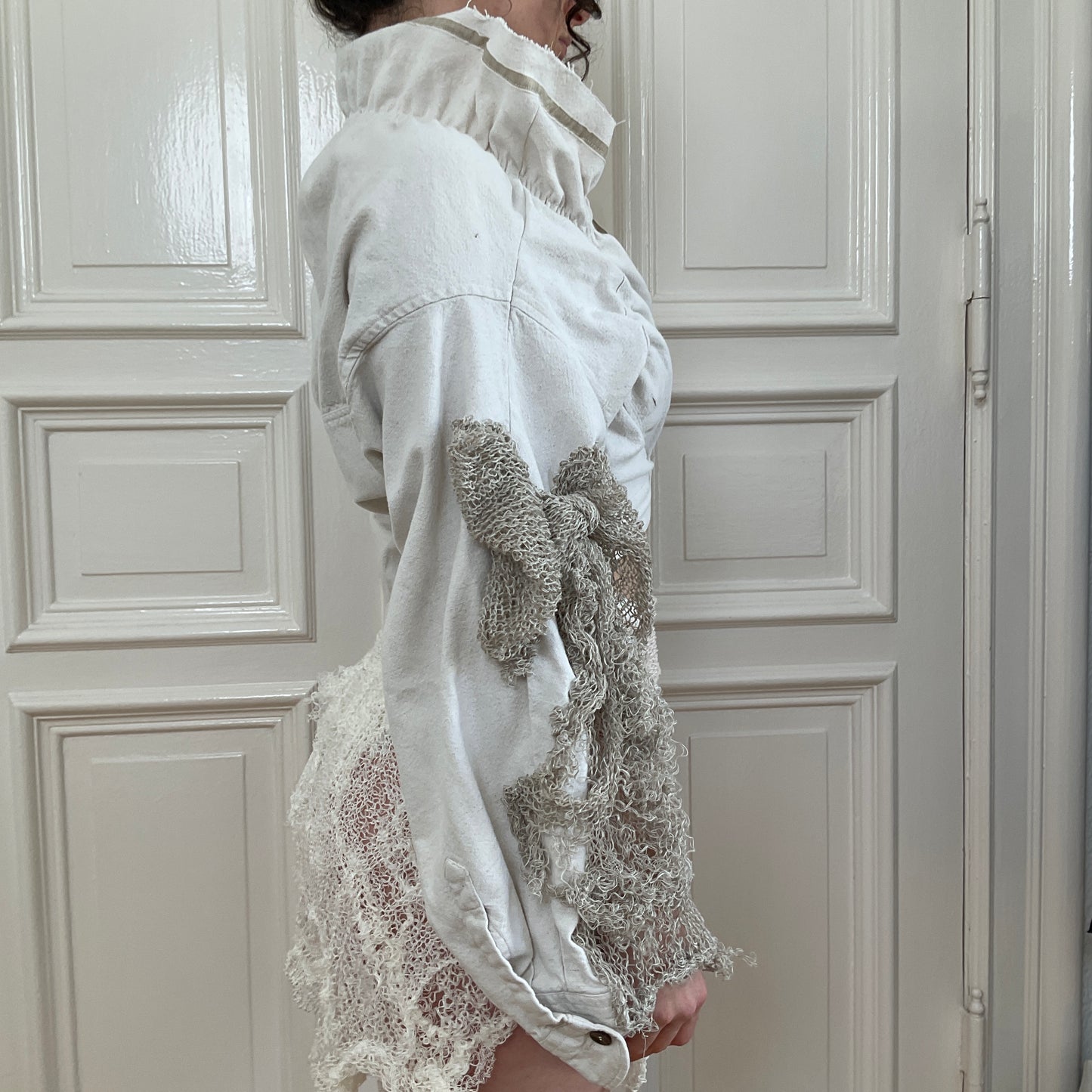 Bow Shirt with gatherings