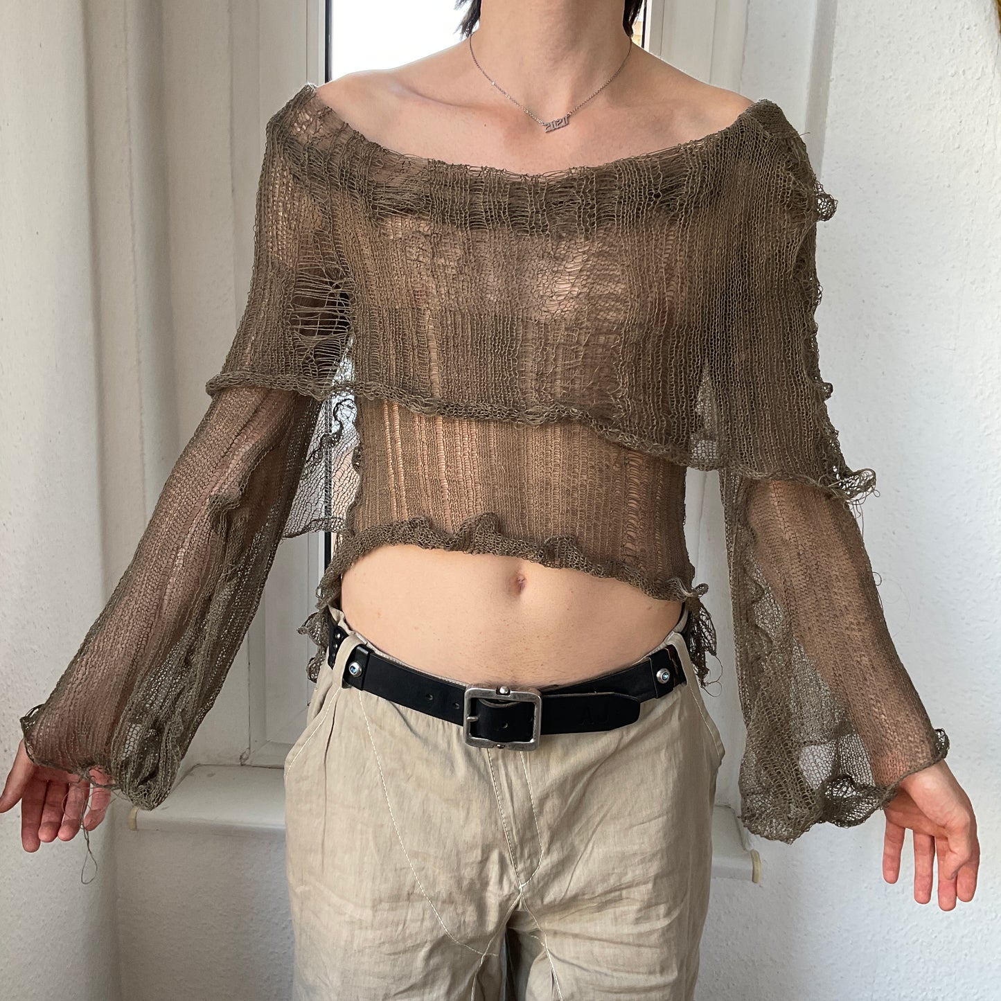 gargarox ~ Moss collar longsleeve