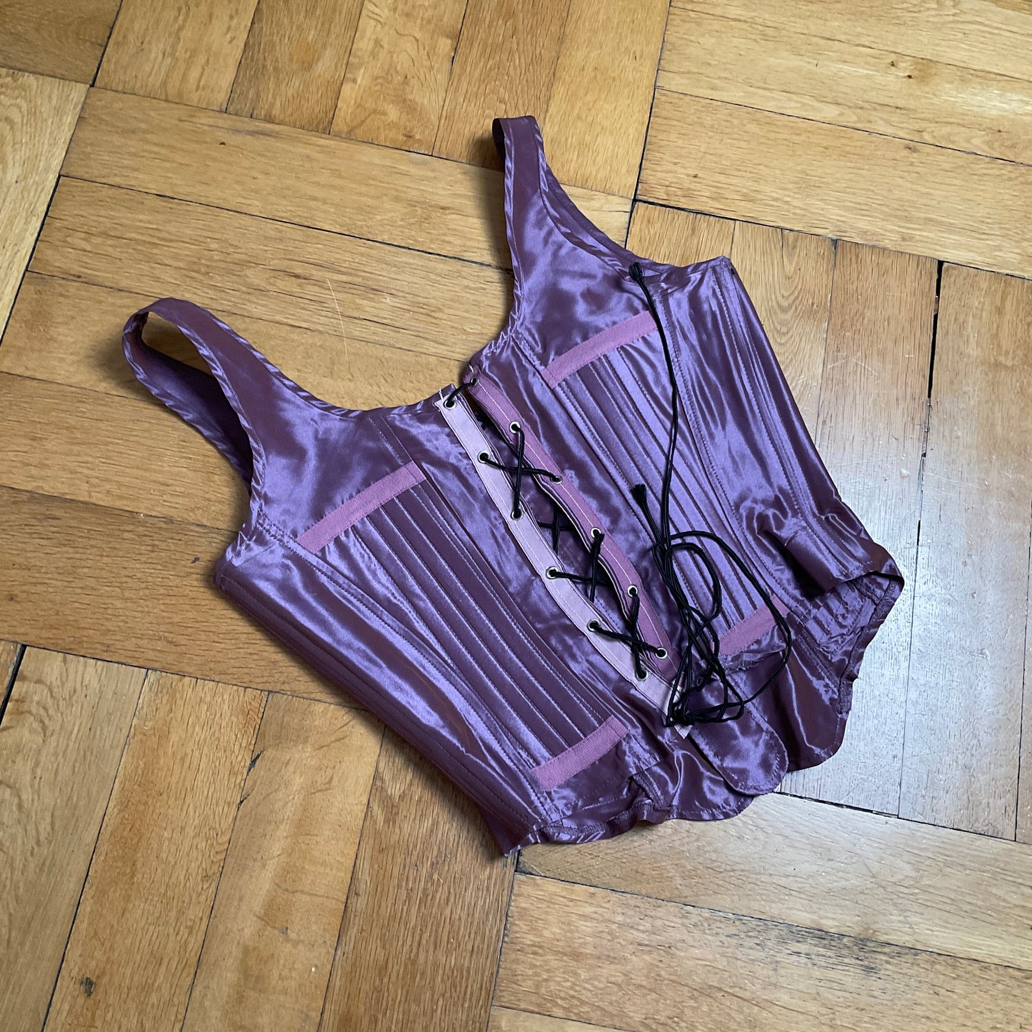 Purple corset