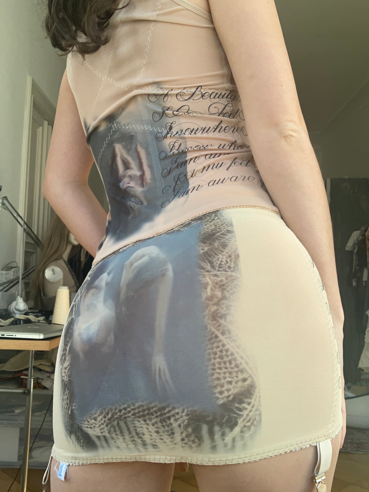 ex-myszka x annina - Printed corset top