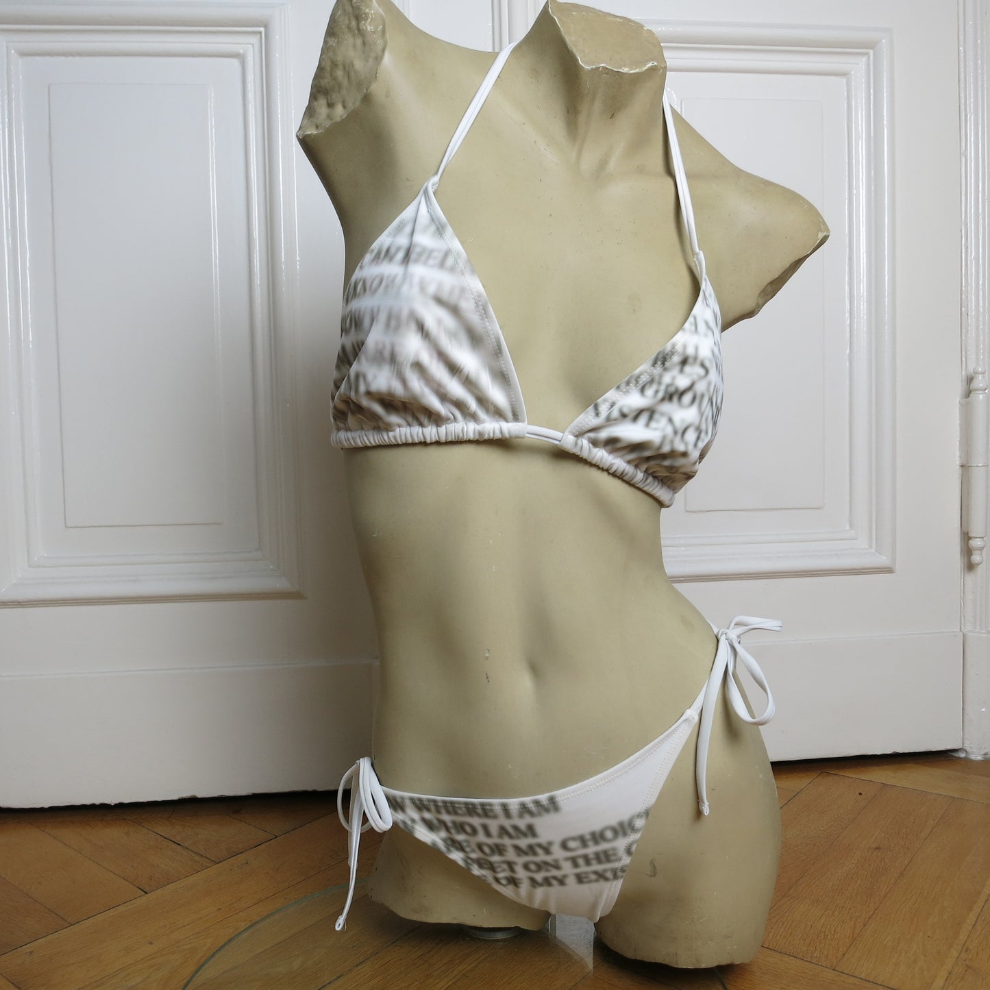 ex-myszka ~ printed bikini set