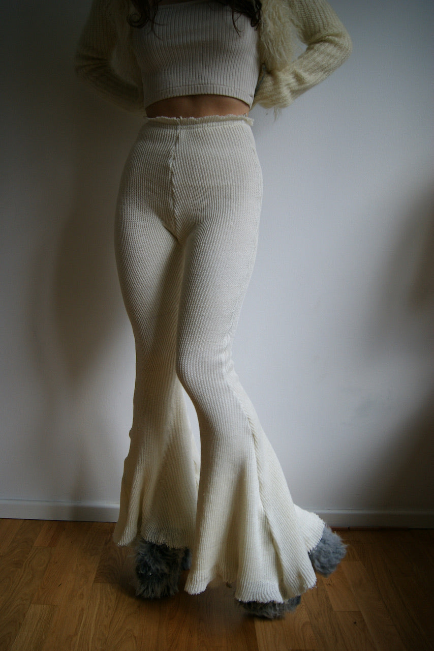 Flared Linen Pants