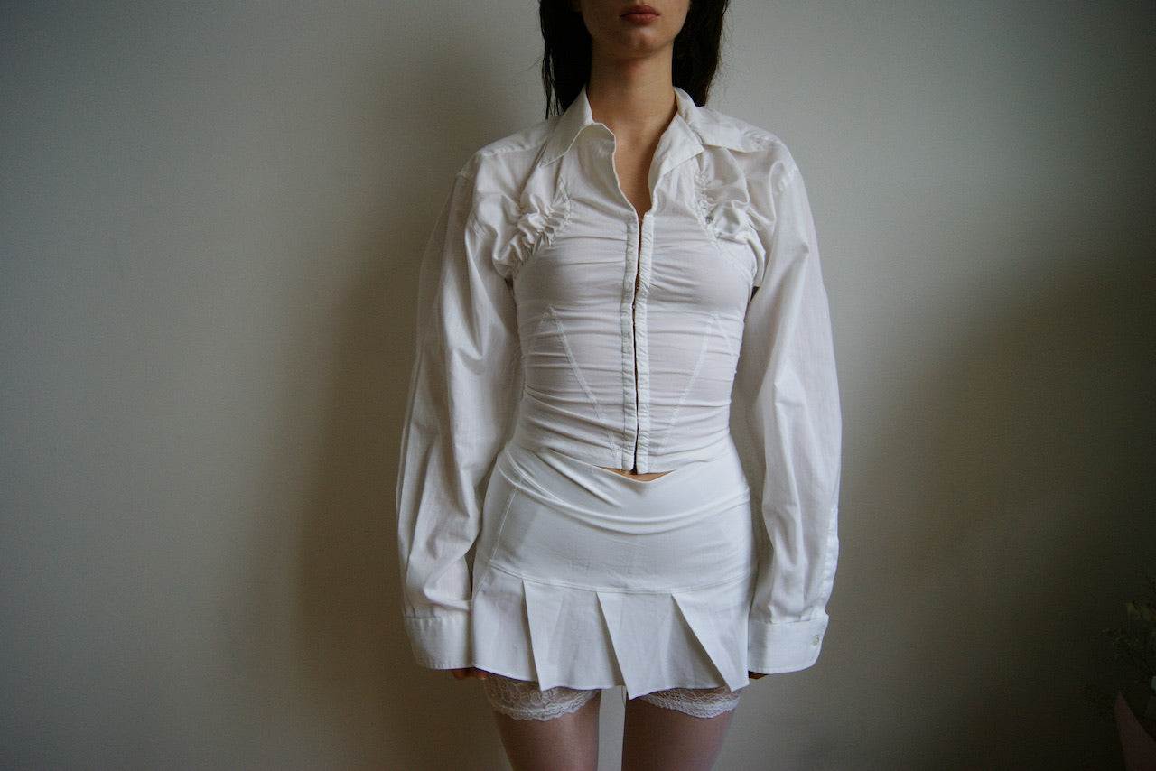 Upcycled Corset Shirt