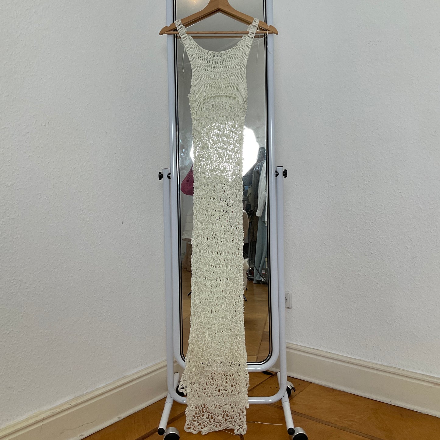 mođđe studio ~ white crochet dress