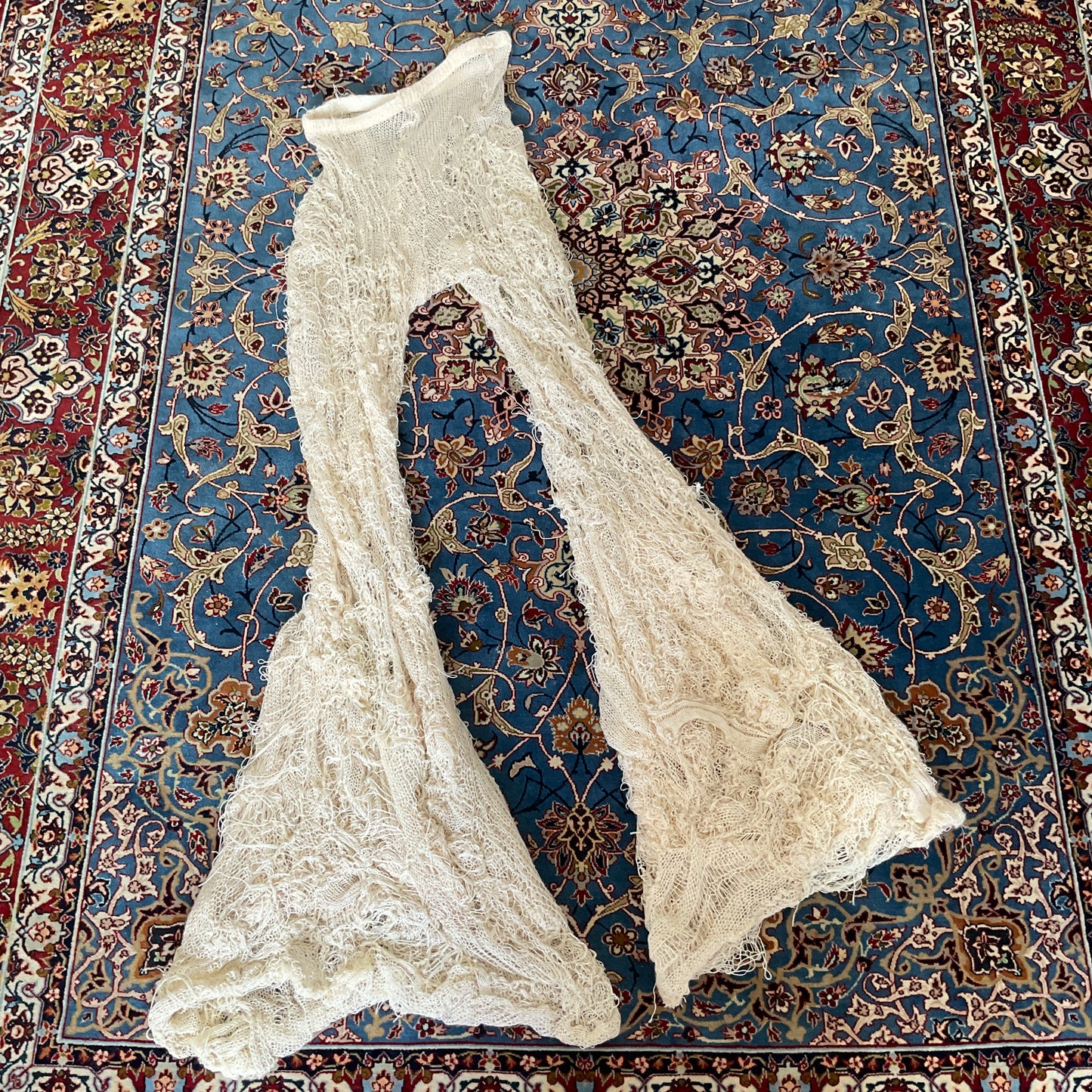 gargarox ~ Distressed cotton flares