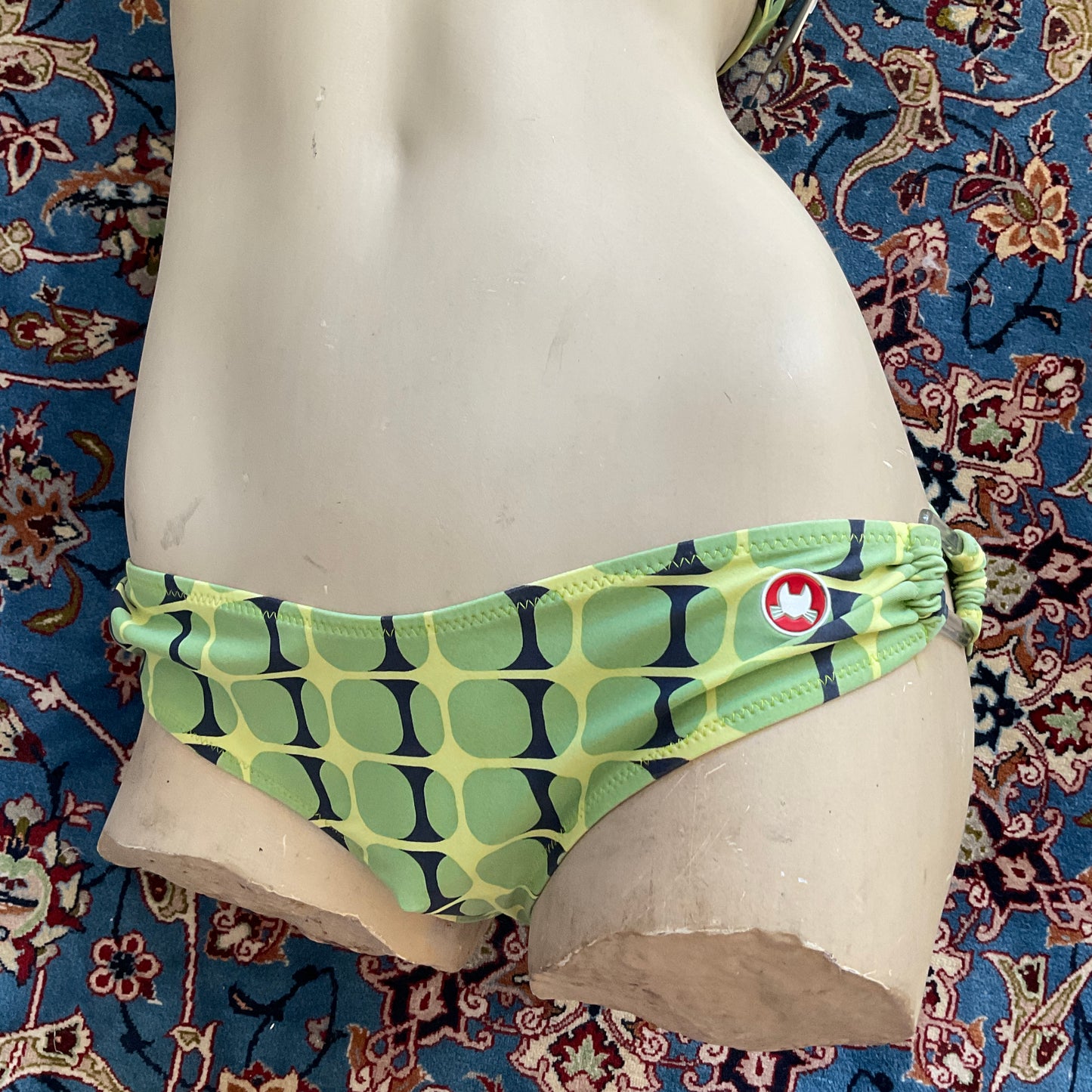 90s green bikini
