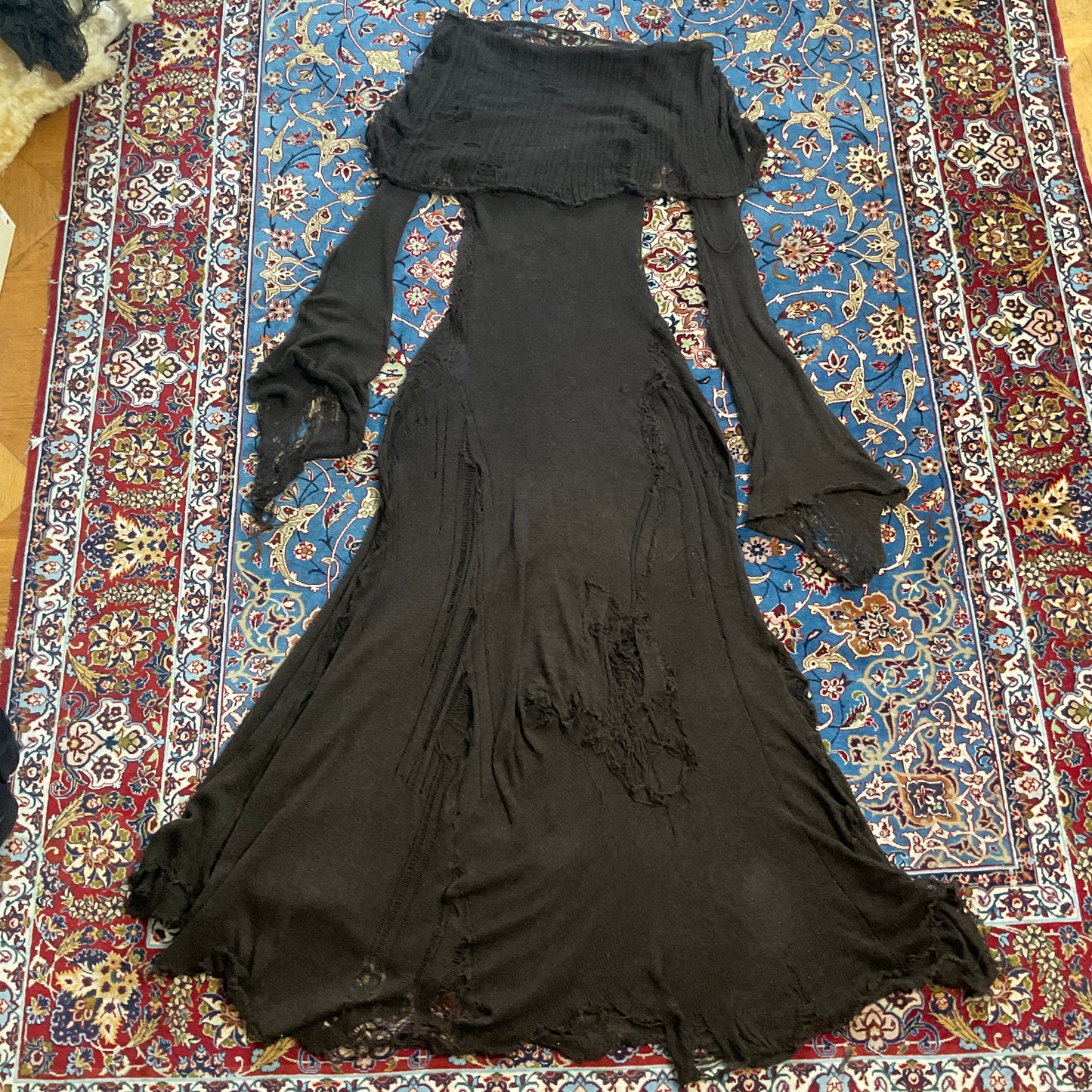 gargarox ~ dark brown monk dress