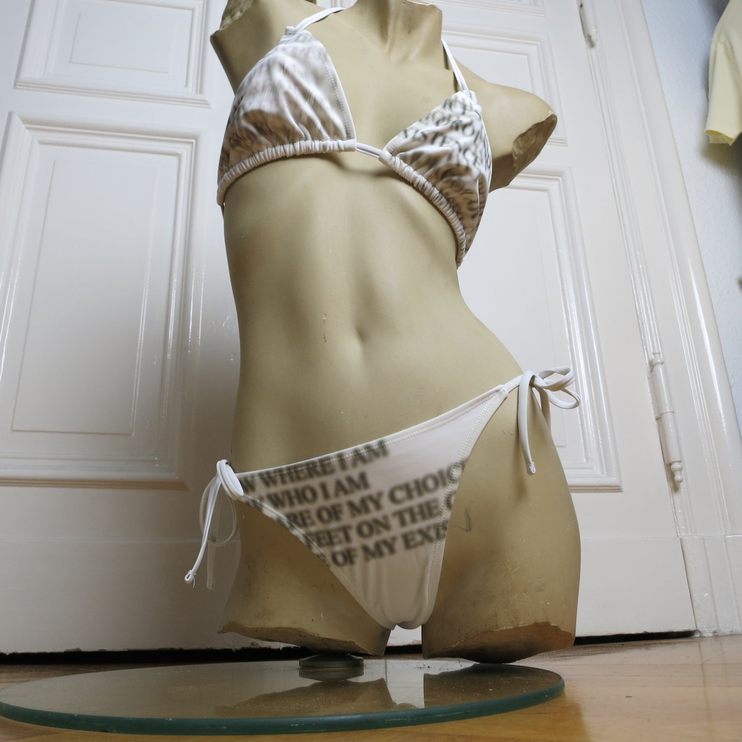 ex-myszka ~ printed bikini set