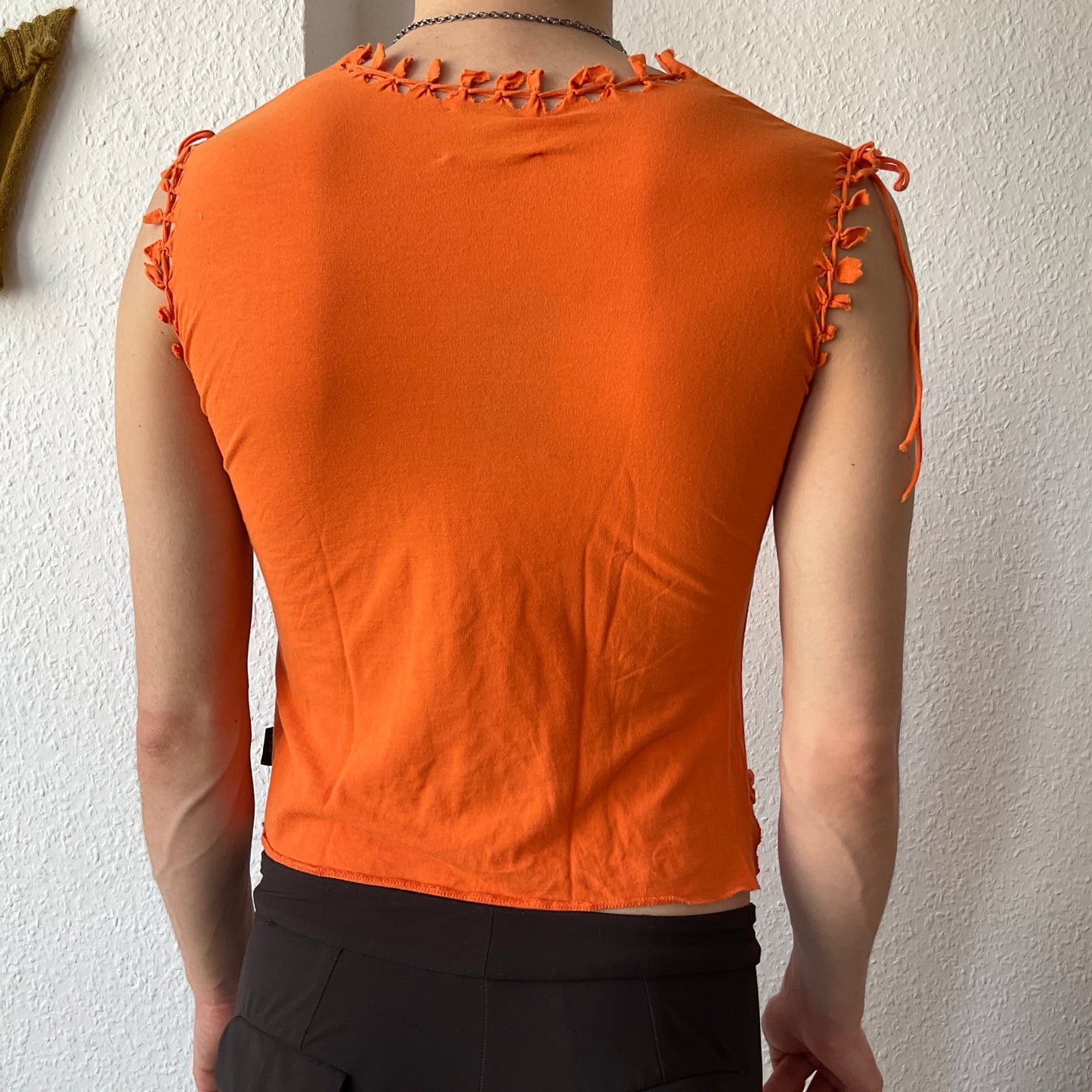 Michiko Koshino orange top