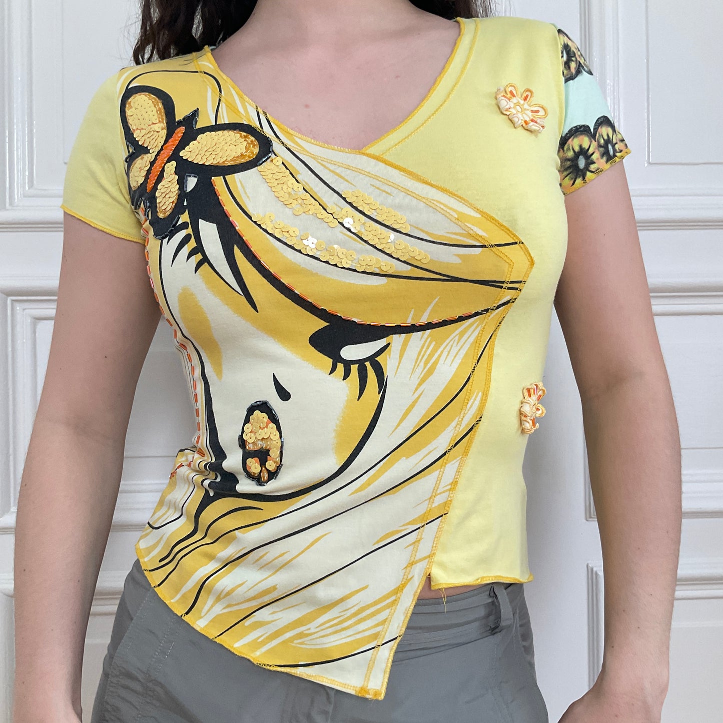 Custo Barcelona yellow t-shirt