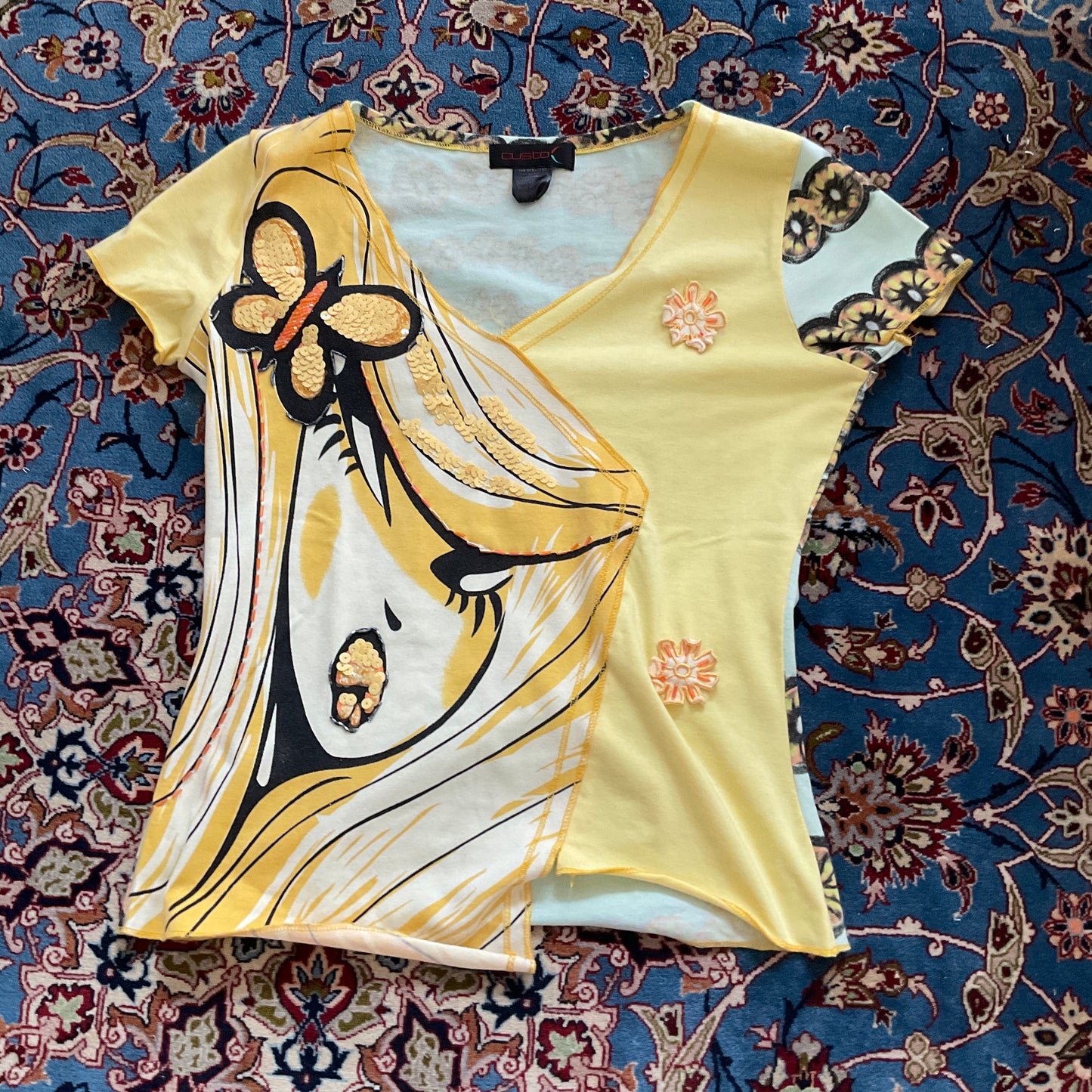 Custo Barcelona yellow t-shirt