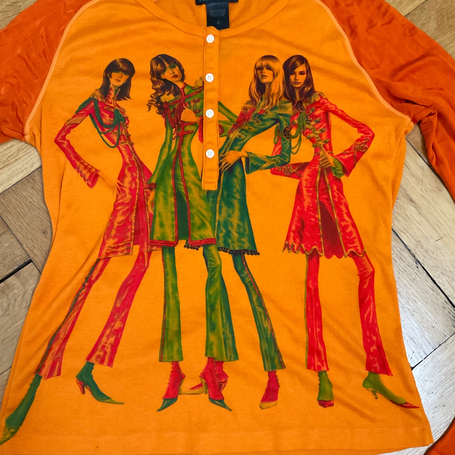 Yassified Beatles Custo Barcelona longsleeve